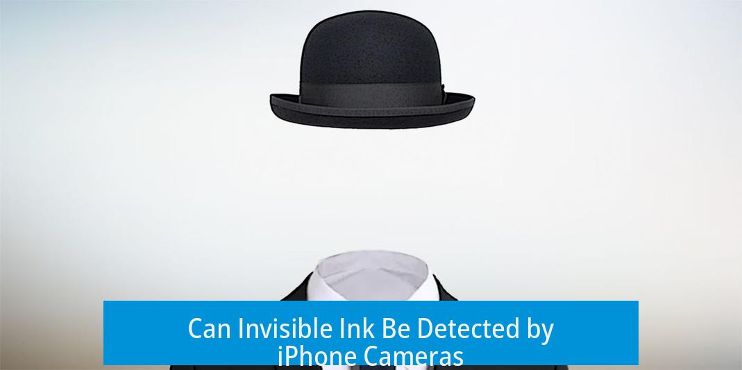 Can Invisible Ink Be Detected by iPhone Cameras?