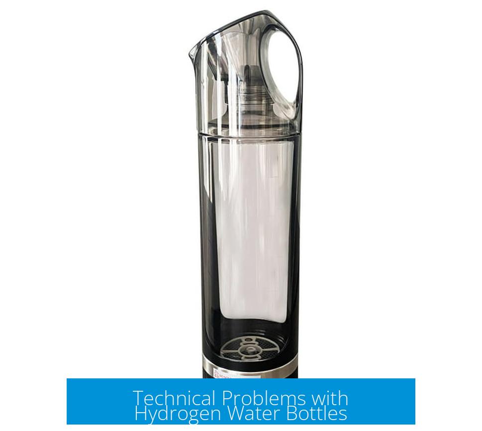 Technical Problems with Hydrogen Water Bottles