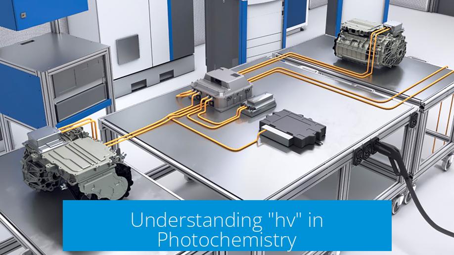 Understanding "hv" in Photochemistry