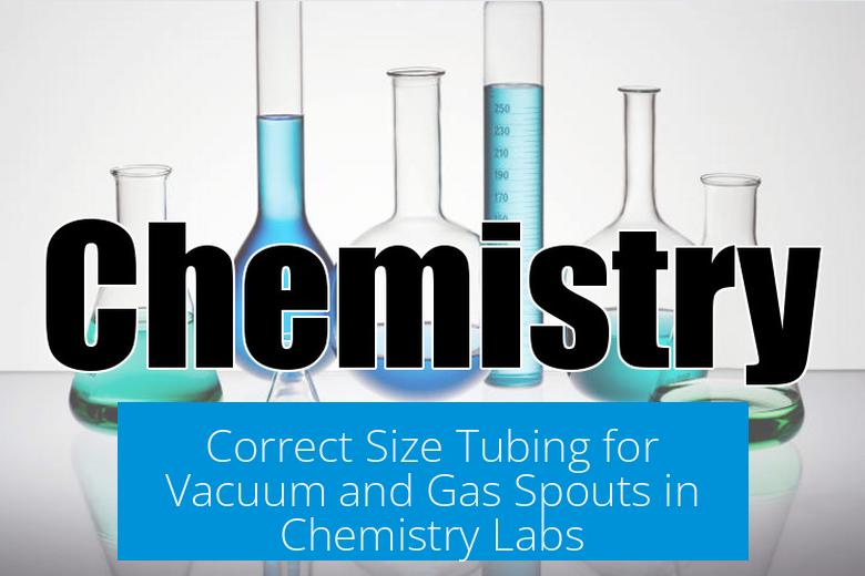 Correct Size Tubing for Vacuum and Gas Spouts in Chemistry Labs