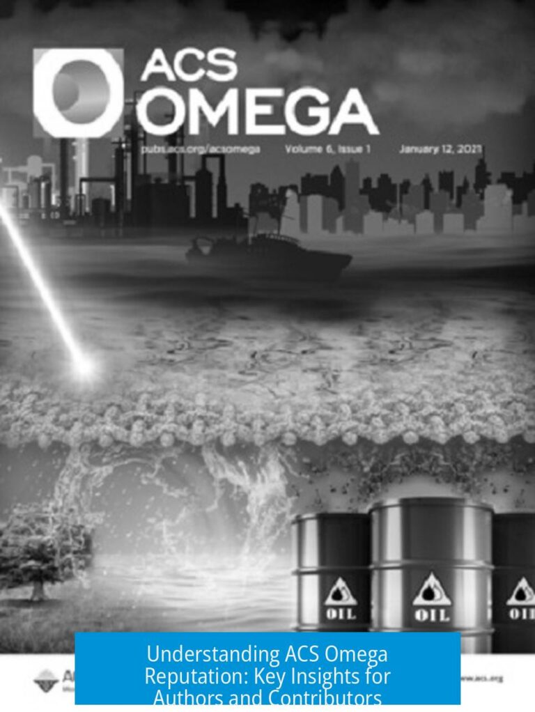 Understanding ACS Omega Reputation: Key Insights for Authors and Contributors