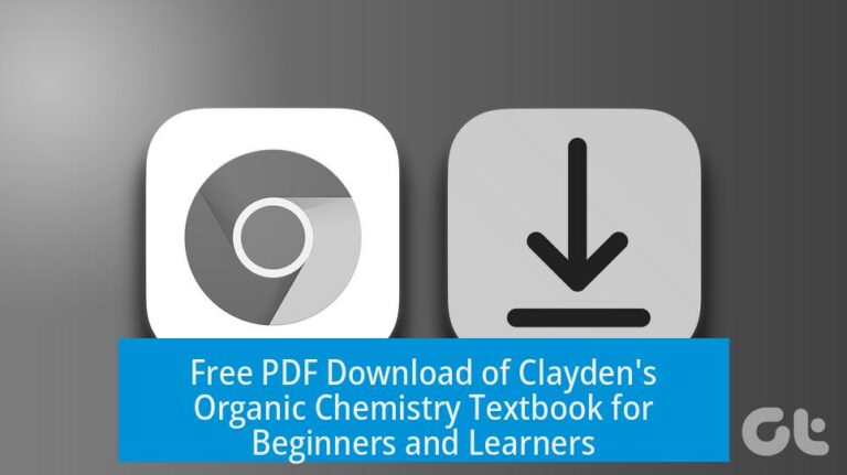Free PDF Download of Clayden's Organic Chemistry Textbook for Beginners and Learners