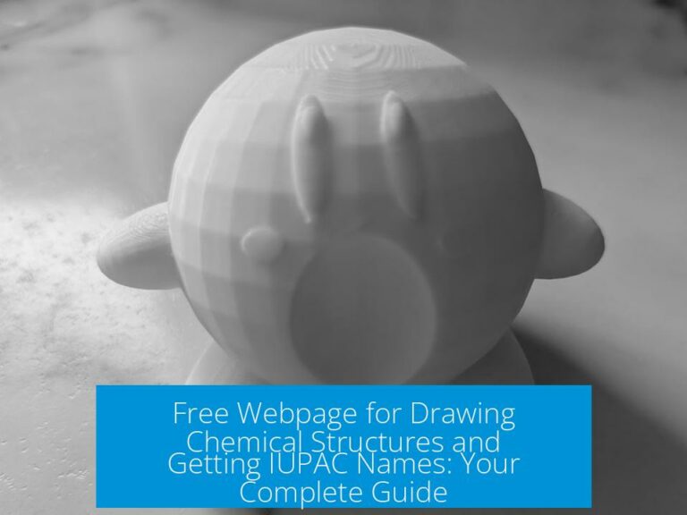 Free Webpage for Drawing Chemical Structures and Getting IUPAC Names: Your Complete Guide