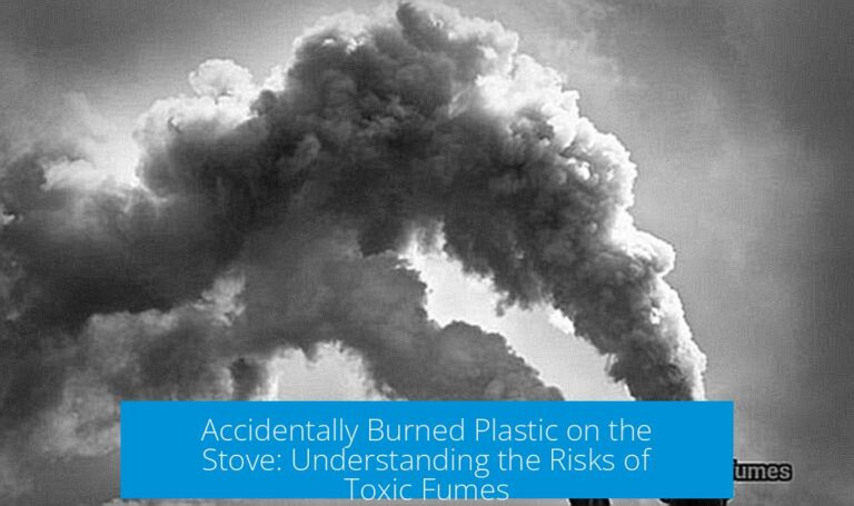 Accidentally Burned Plastic on the Stove: Understanding the Risks of Toxic Fumes