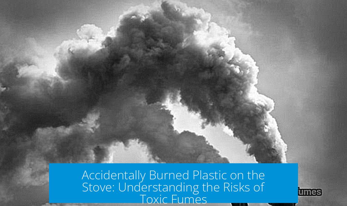 Accidentally Burned Plastic on the Stove: Understanding the Risks of Toxic Fumes