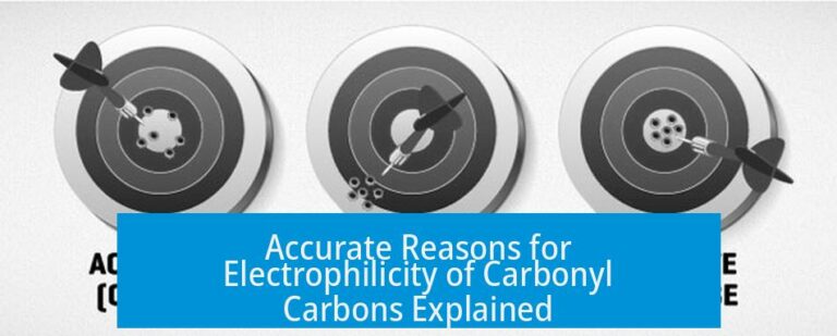 Accurate Reasons for Electrophilicity of Carbonyl Carbons Explained
