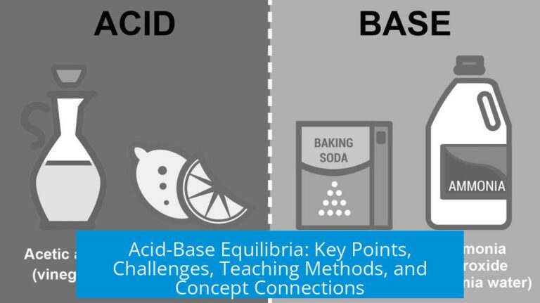 Acid-Base Equilibria: Key Points, Challenges, Teaching Methods, and Concept Connections