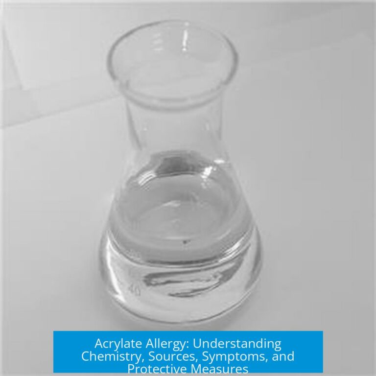 Acrylate Allergy: Understanding Chemistry, Sources, Symptoms, and Protective Measures