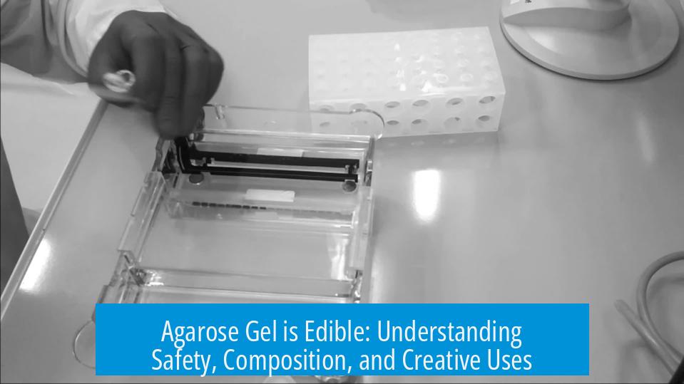 Agarose Gel is Edible: Understanding Safety, Composition, and Creative Uses