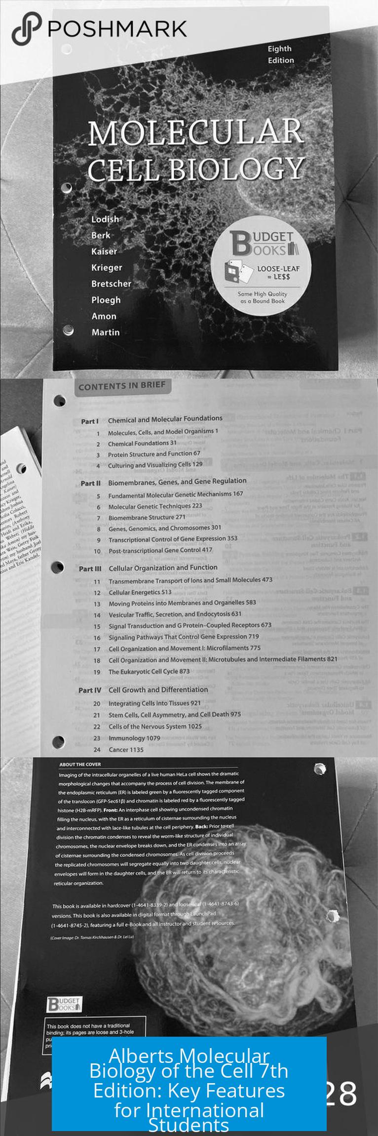 Alberts Molecular Biology of the Cell 7th Edition: Key Features for International Students