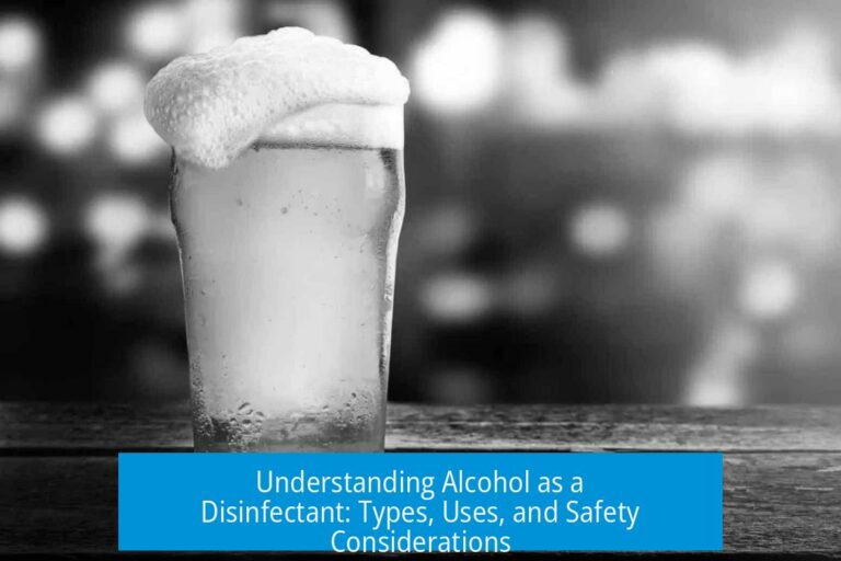 Understanding Alcohol as a Disinfectant: Types, Uses, and Safety Considerations