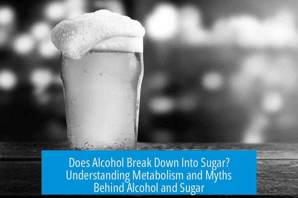 Does Alcohol Break Down Into Sugar? Understanding Metabolism and Myths Behind Alcohol and Sugar