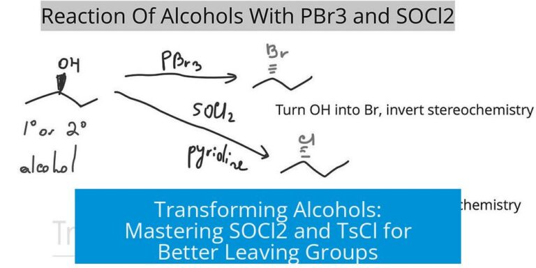 Transforming Alcohols: Mastering SOCl2 and TsCl for Better Leaving Groups