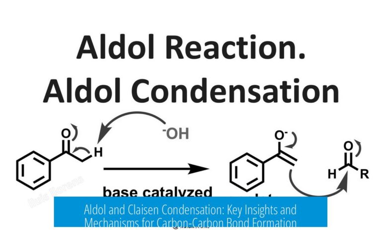 Aldol and Claisen Condensation: Key Insights and Mechanisms for Carbon-Carbon Bond Formation