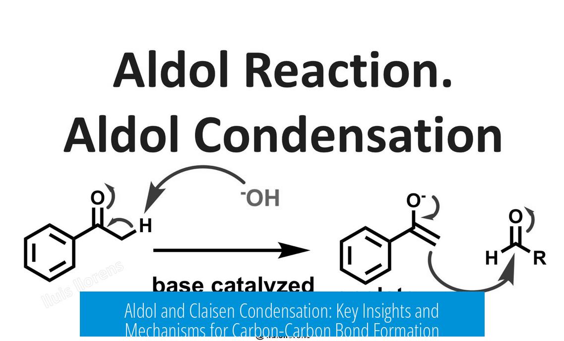 Aldol and Claisen Condensation: Key Insights and Mechanisms for Carbon-Carbon Bond Formation