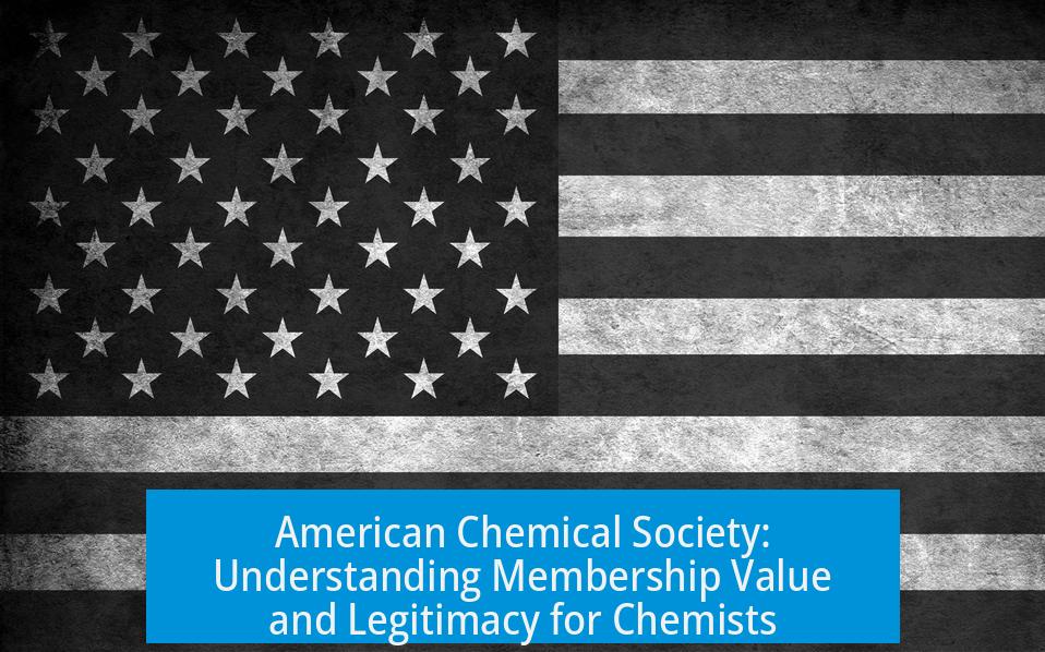 American Chemical Society: Understanding Membership Value and Legitimacy for Chemists