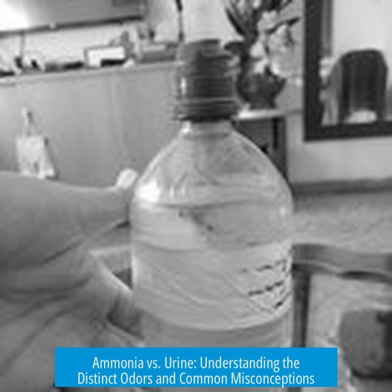 Ammonia vs. Urine: Understanding the Distinct Odors and Common Misconceptions
