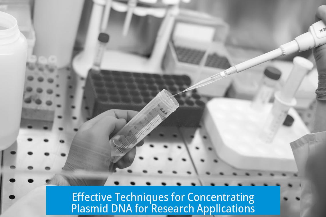 Effective Techniques for Concentrating Plasmid DNA for Research Applications