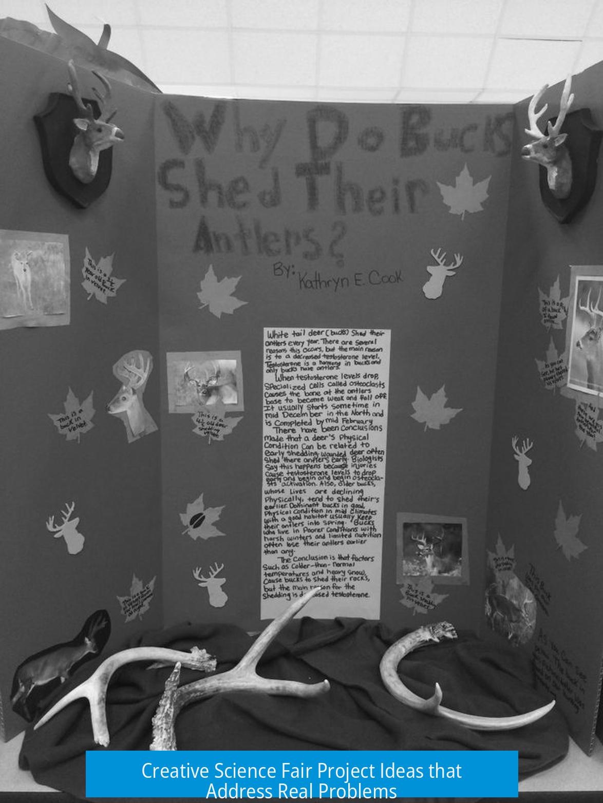 Creative Science Fair Project Ideas that Address Real Problems