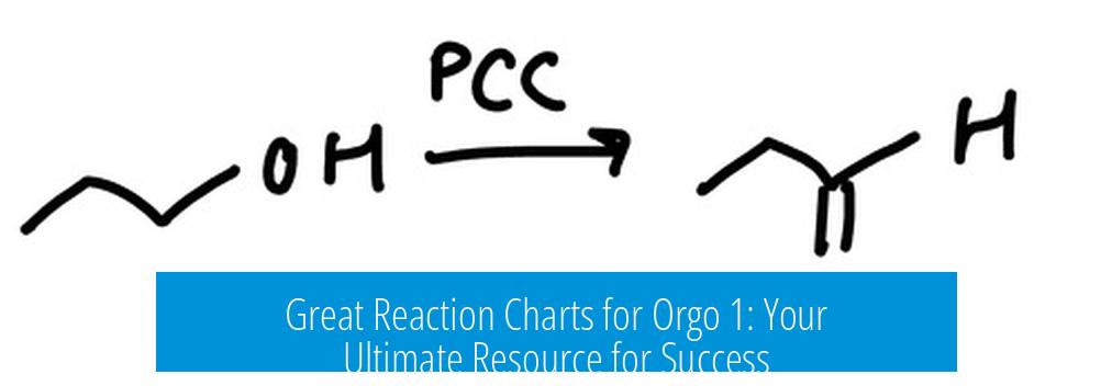 Great Reaction Charts for Orgo 1: Your Ultimate Resource for Success