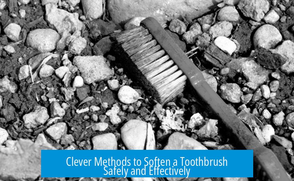 Clever Methods to Soften a Toothbrush Safely and Effectively