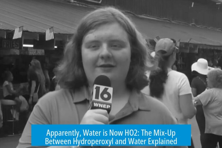 Apparently, Water is Now HO2: The Mix-Up Between Hydroperoxyl and Water Explained