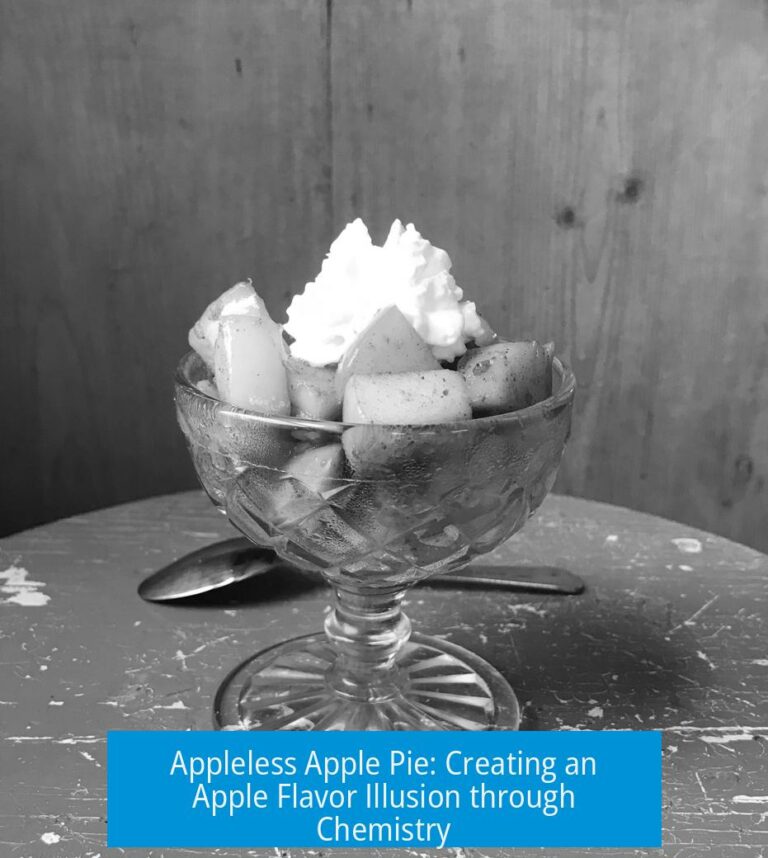 Appleless Apple Pie: Creating an Apple Flavor Illusion through Chemistry