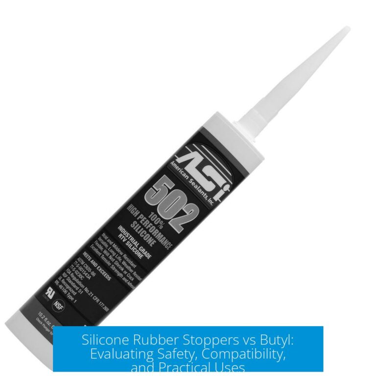 Silicone Rubber Stoppers vs Butyl: Evaluating Safety, Compatibility, and Practical Uses