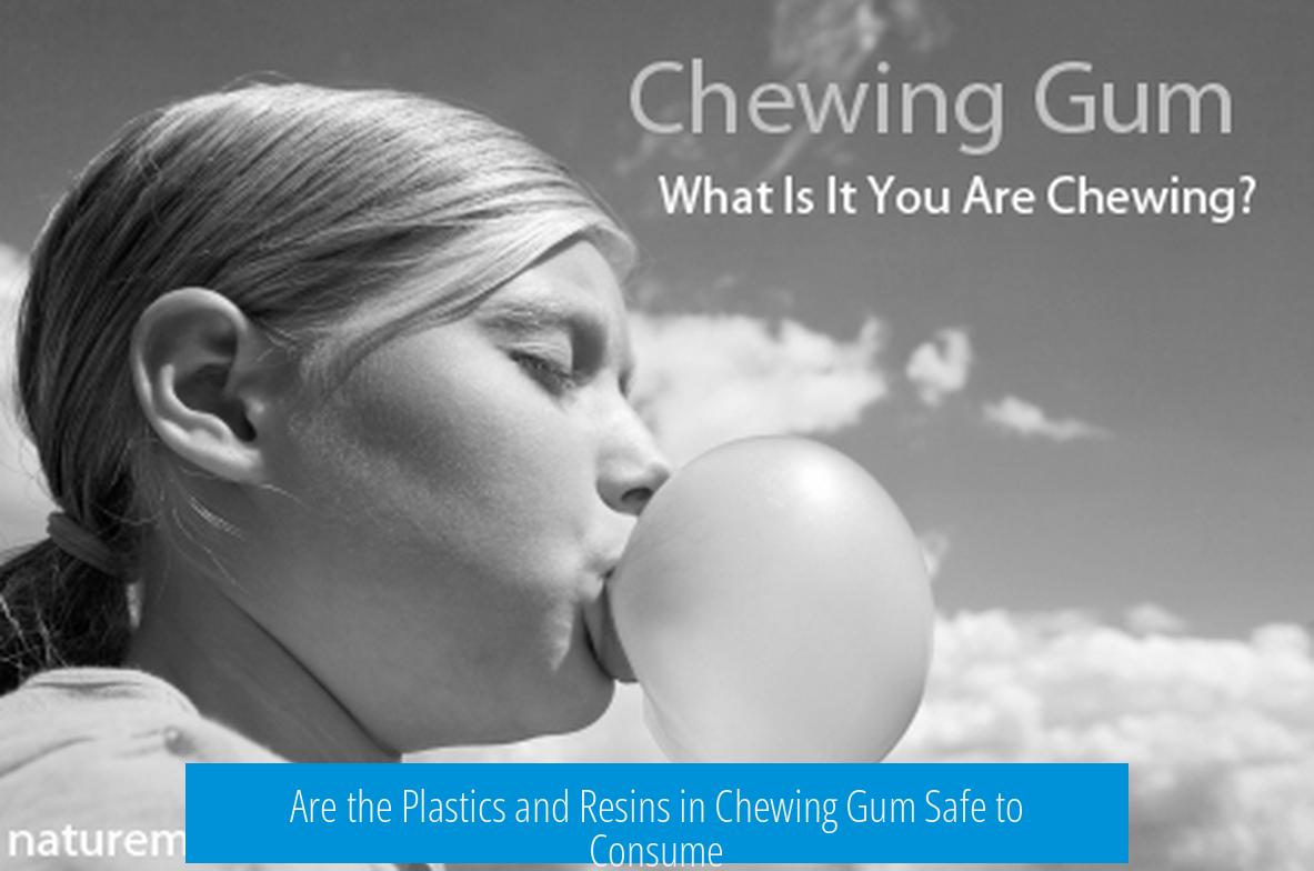 Are the Plastics and Resins in Chewing Gum Safe to Consume