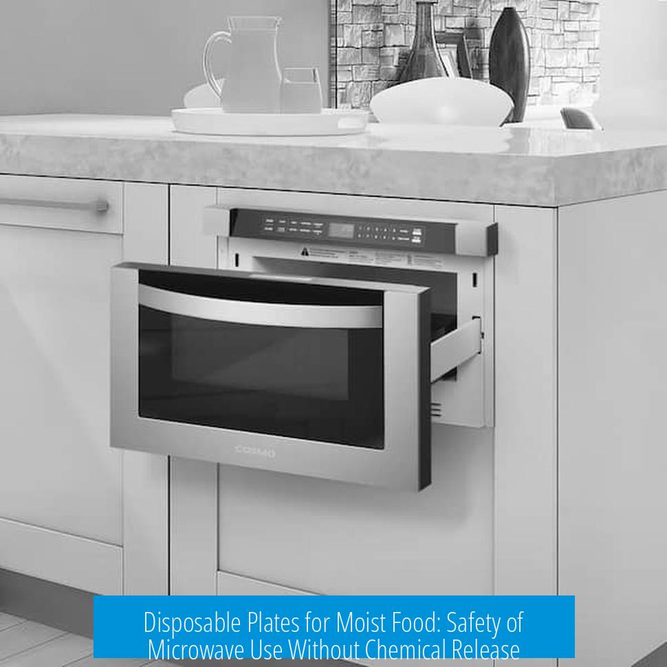 Disposable Plates for Moist Food: Safety of Microwave Use Without Chemical Release