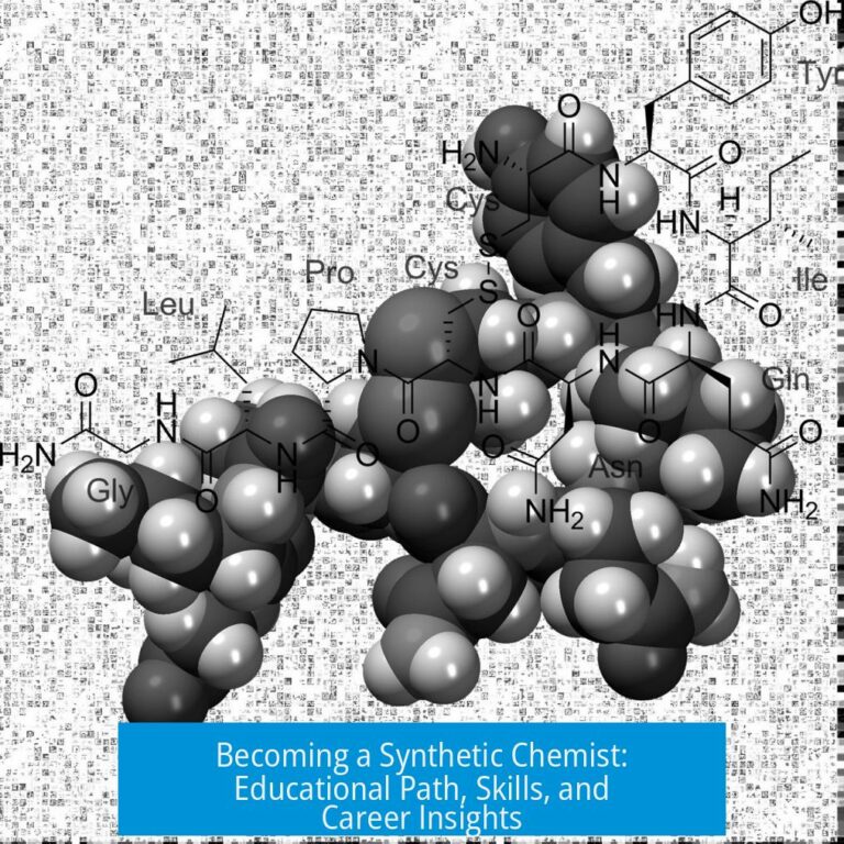 Becoming a Synthetic Chemist: Educational Path, Skills, and Career Insights