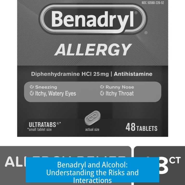 Benadryl and Alcohol: Understanding the Risks and Interactions