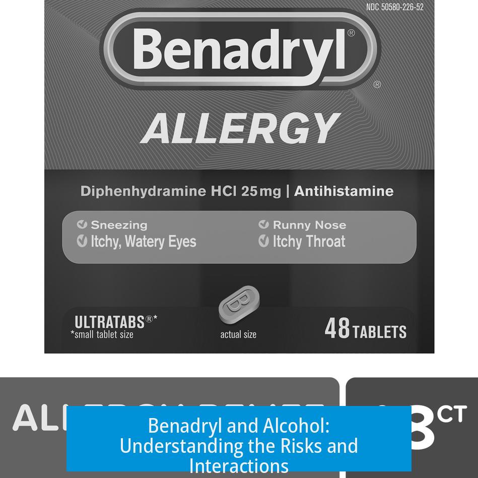 Benadryl and Alcohol: Understanding the Risks and Interactions