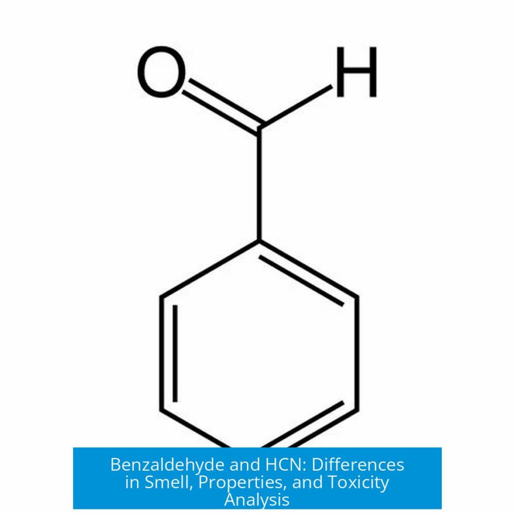 Benzaldehyde and HCN: Differences in Smell, Properties, and Toxicity Analysis