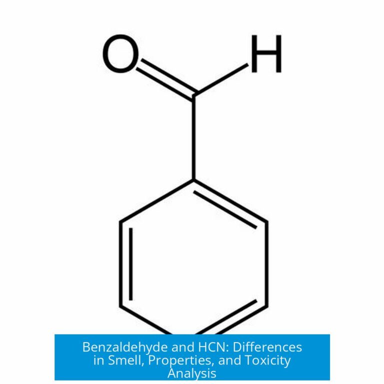 Benzaldehyde and HCN: Differences in Smell, Properties, and Toxicity Analysis