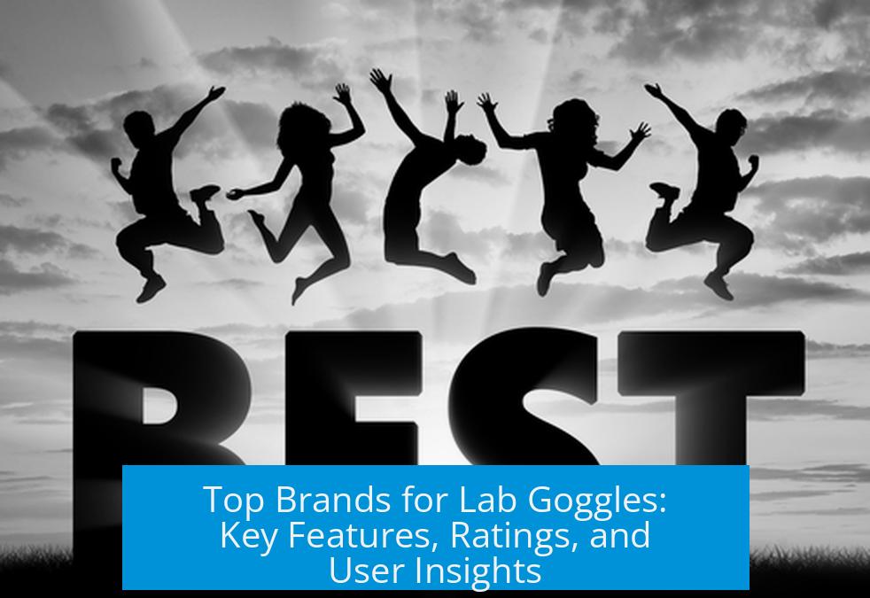 Top Brands for Lab Goggles: Key Features, Ratings, and User Insights