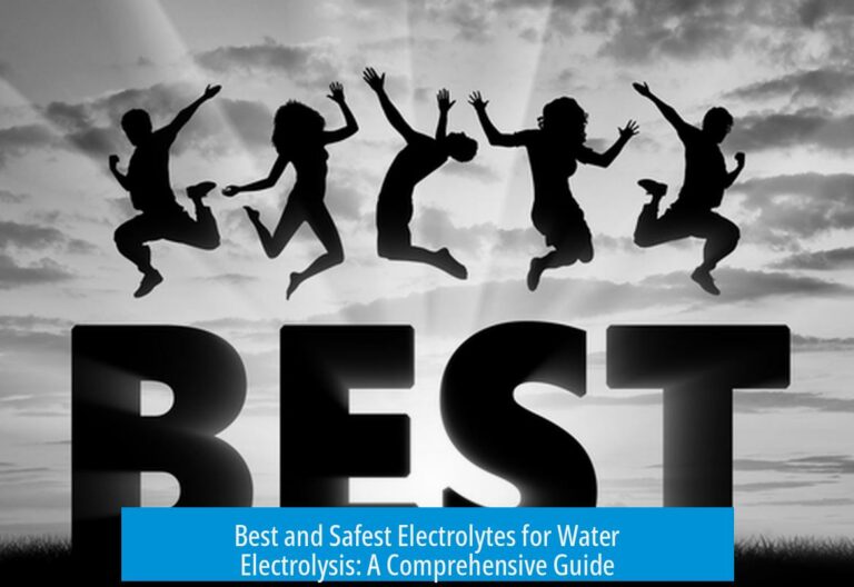 Best and Safest Electrolytes for Water Electrolysis: A Comprehensive Guide