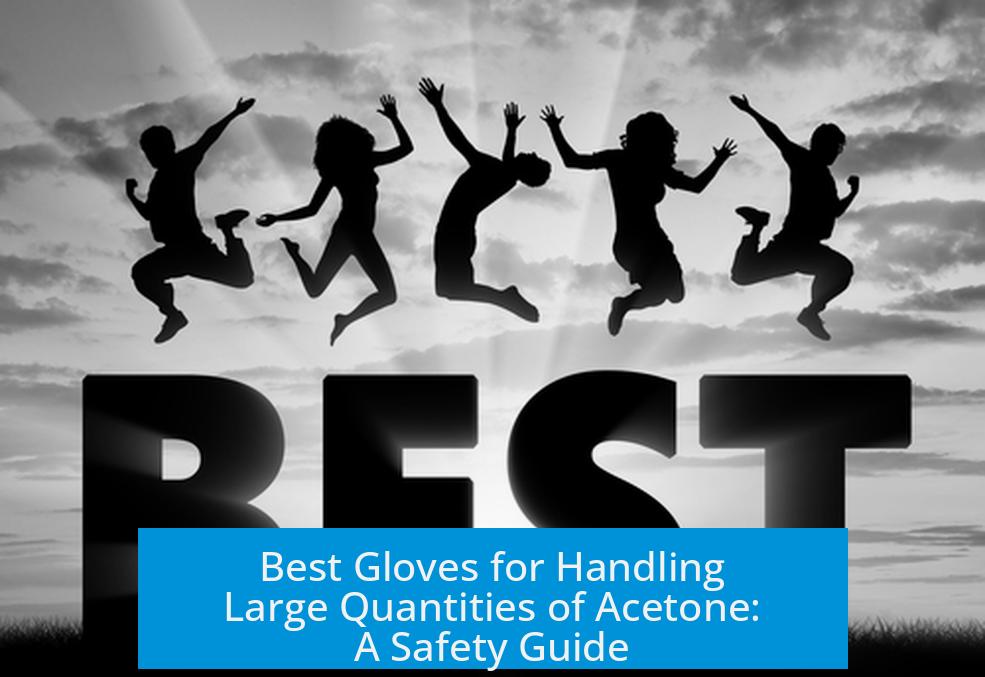 Best Gloves for Handling Large Quantities of Acetone: A Safety Guide