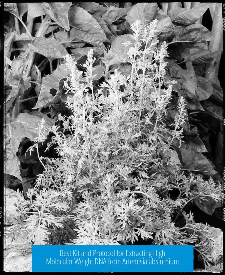 Best Kit and Protocol for Extracting High Molecular Weight DNA from Artemisia absinthium L.