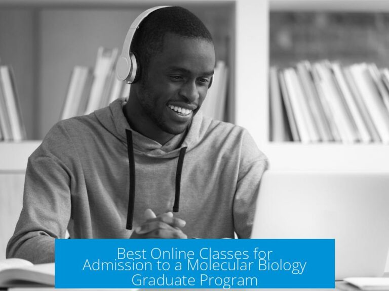 Best Online Classes for Admission to a Molecular Biology Graduate Program