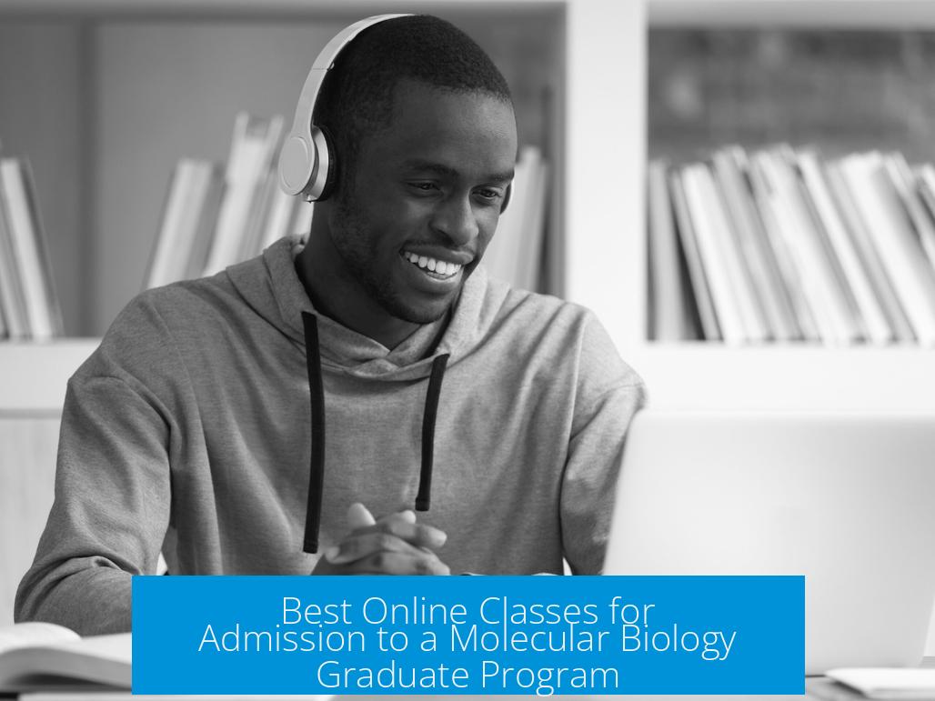 Best Online Classes for Admission to a Molecular Biology Graduate Program