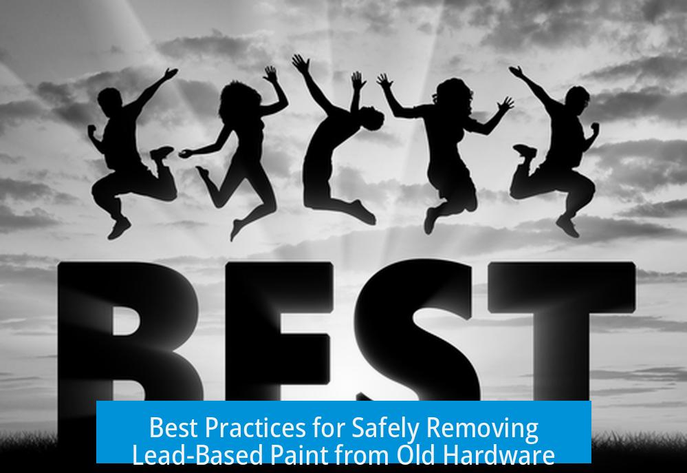 Best Practices for Safely Removing Lead-Based Paint from Old Hardware