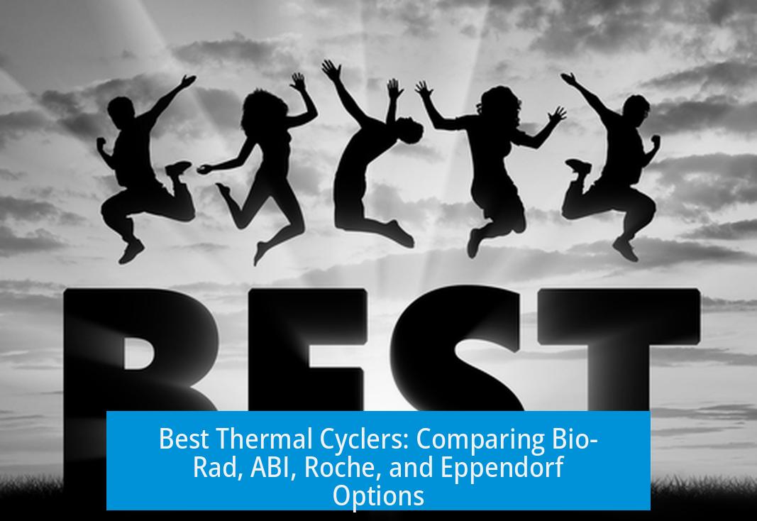 Best Thermal Cyclers: Comparing Bio-Rad, ABI, Roche, and Eppendorf Options