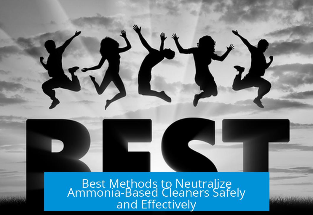 Best Methods to Neutralize Ammonia-Based Cleaners Safely and Effectively