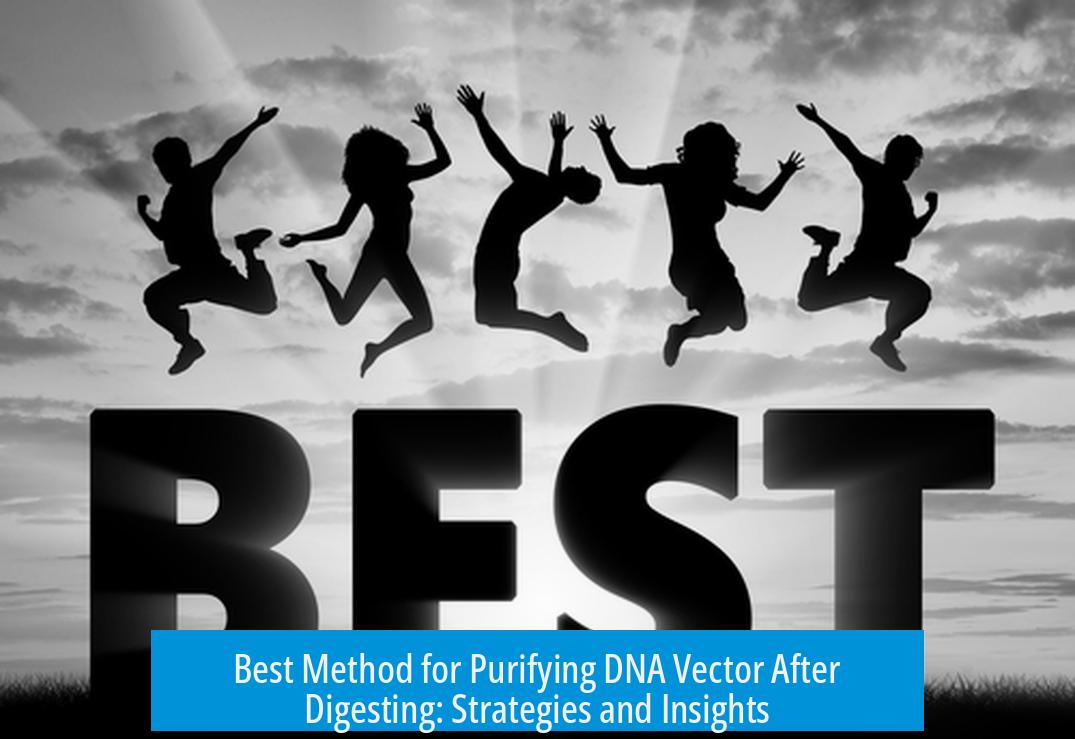 Best Method for Purifying DNA Vector After Digesting: Strategies and Insights