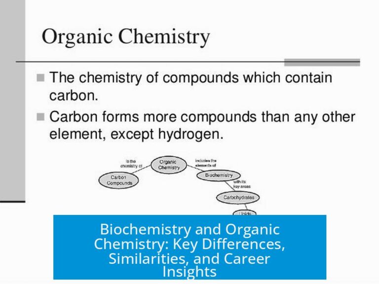 Biochemistry and Organic Chemistry: Key Differences, Similarities, and Career Insights