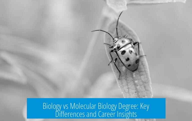 Biology vs Molecular Biology Degree: Key Differences and Career Insights