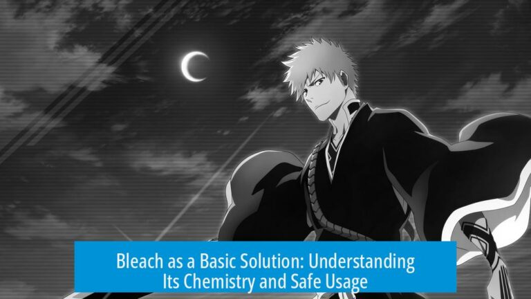 Bleach as a Basic Solution: Understanding Its Chemistry and Safe Usage