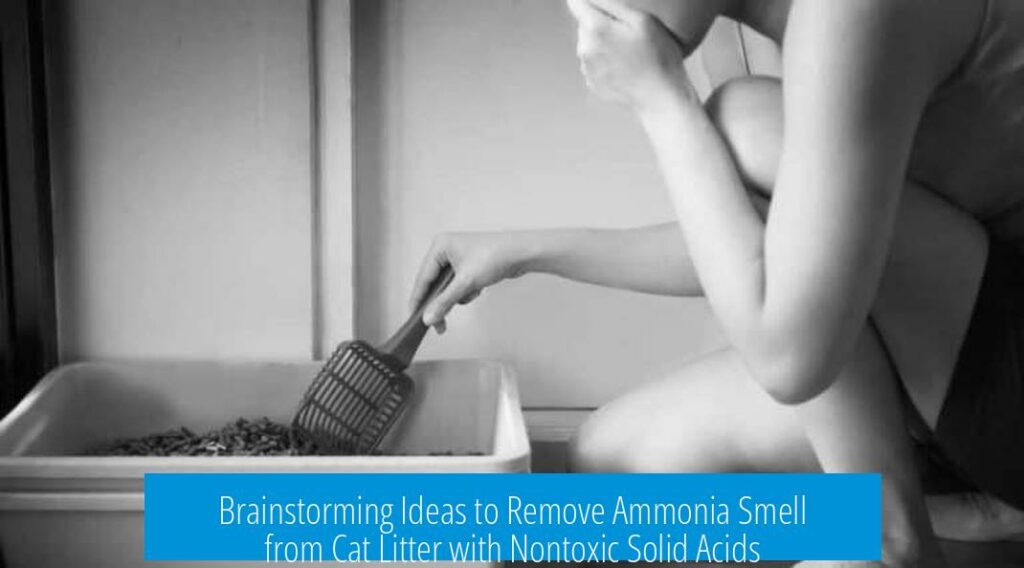 Brainstorming Ideas to Remove Ammonia Smell from Cat Litter with Nontoxic Solid Acids