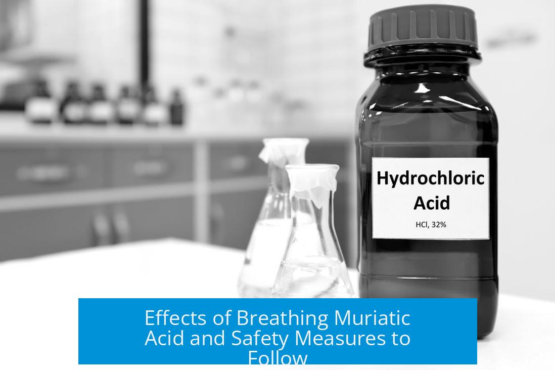 Effects of Breathing Muriatic Acid and Safety Measures to Follow